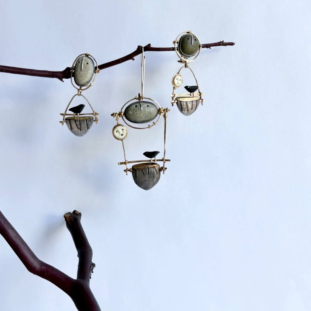 Carolyn Morris Bach Brooch and Earrings Set - Picture 8 of 15